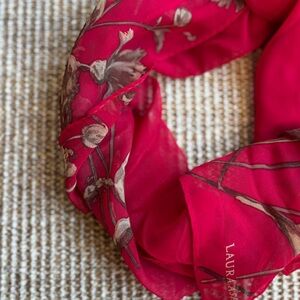 Vintage Laura Ashley Floral Scarf